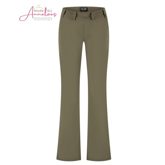 Lady Day Broek Poppy flared travel Deep Forest Lady Day Broek Poppy flared travel Deep Forest